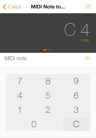 Audiofile Calc screenshot 2