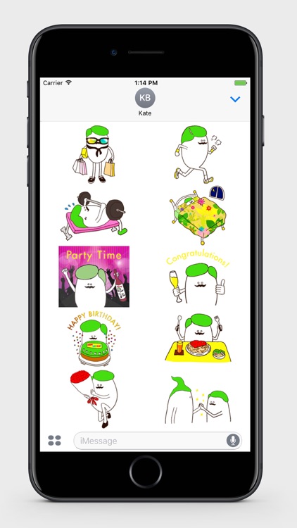 Funny Egg Stickers