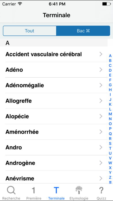 How to cancel & delete Terminologie médicale ST2S from iphone & ipad 3