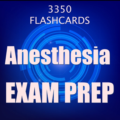 Anesthesia Exam Review 2017 : 3300 Flashcards Q&A icon