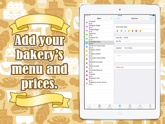 Screenshot #6 pour Bakery Order Manager - Organize staff and clients