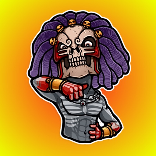 Scary Monsters and Legends Stickers iOS App