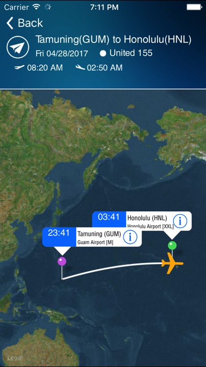 Honolulu Airport Info + Flight Tracker HNL