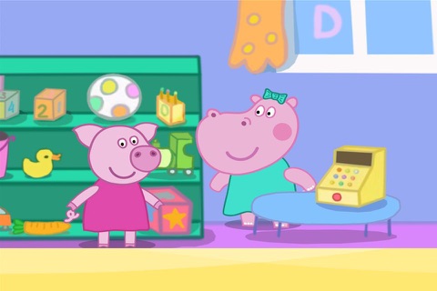 Funny Shop Hippo shopping game screenshot 3