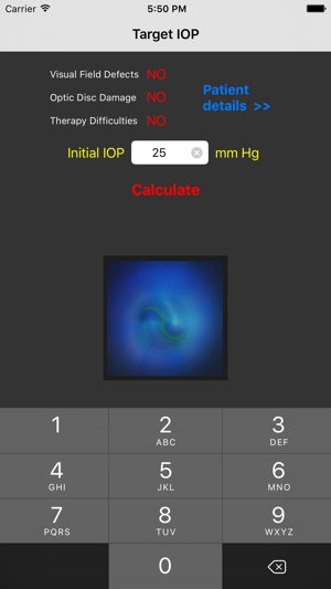 Target Intraocular Pressure Calculator