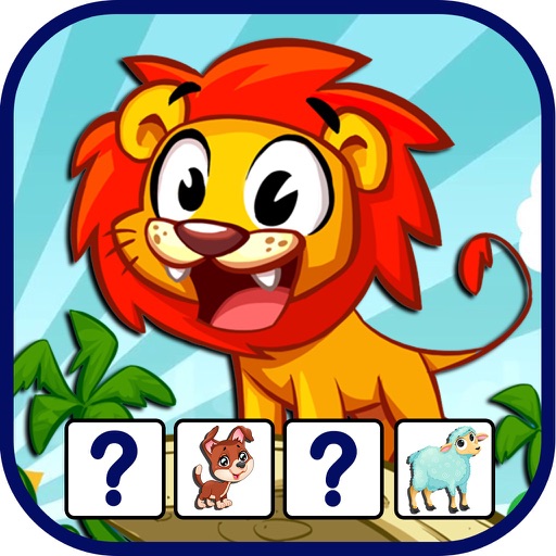 Animal Match Puzzle -Animal Games For Kids