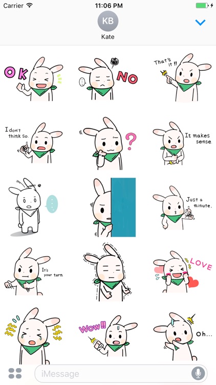 Doji The Pika Rabbit Stickers