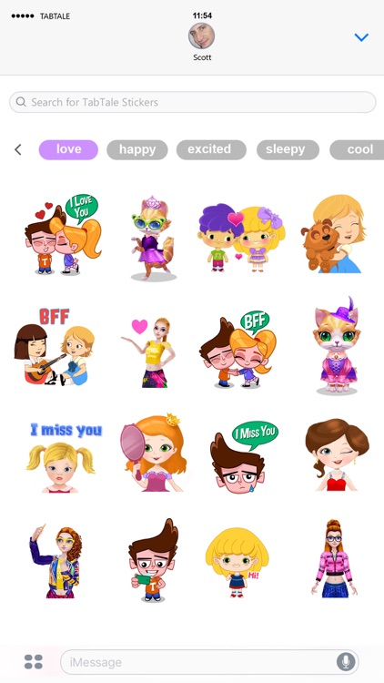 TabTale Sticky Stack