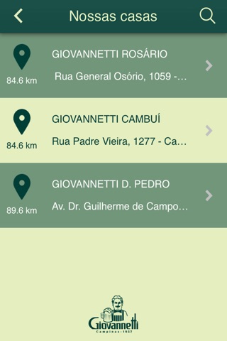 Giovannetti Campinas screenshot 2
