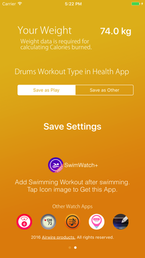 DrumsWatch - Save Drums Workout for Apple Watch(圖3)-速報App