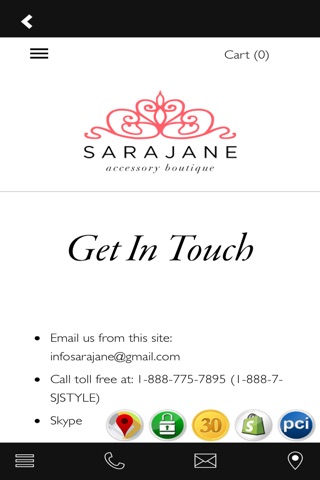 SARAJANEaccessories screenshot 2