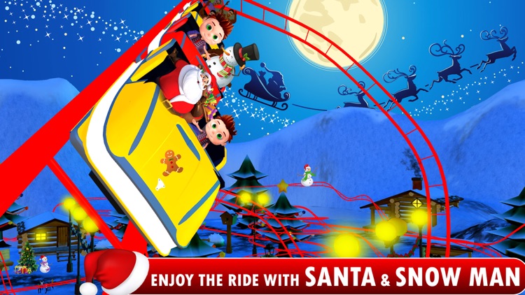 Christmas Roller Coaster Ride 3D