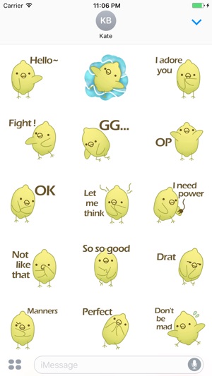 Misty The Lemon Chicken Stickers(圖1)-速報App