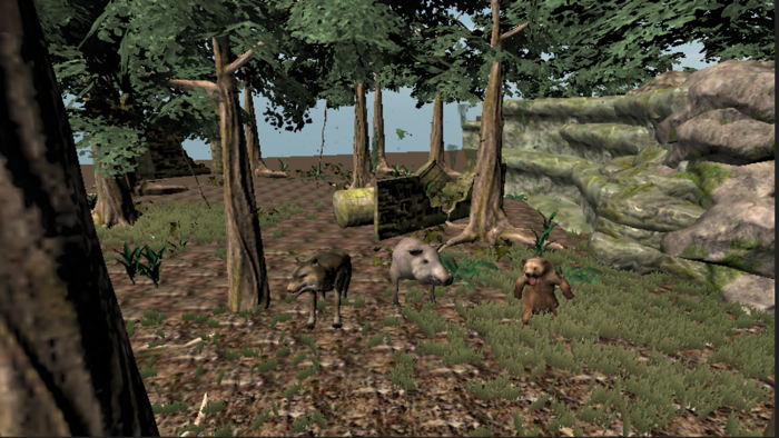 野狼和熊狩猎狙击手