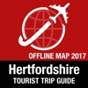 Hertfordshire Tourist Guide + Offline Map