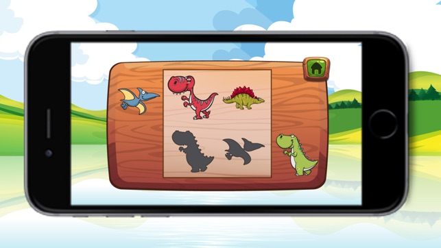 Dinosaur Shadow Puzzle Games for kids(圖4)-速報App