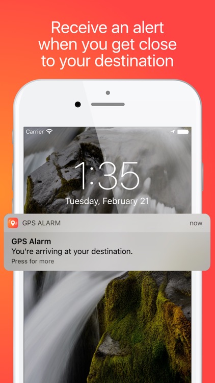 GPS Alarm - Know when you are arriving at a place