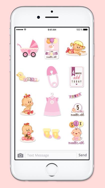 Its A Girl New Baby Sticker Pack screenshot-4