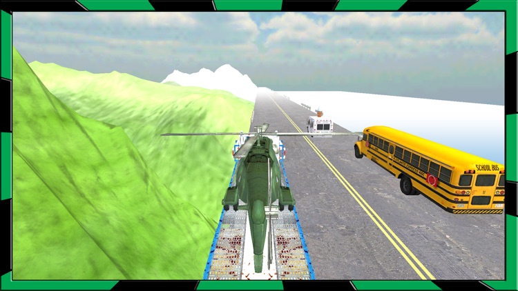 Mountain Truck Transporting Helicopter - Simulator