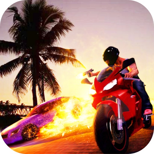 Crazy Racing Moto Beat Icon