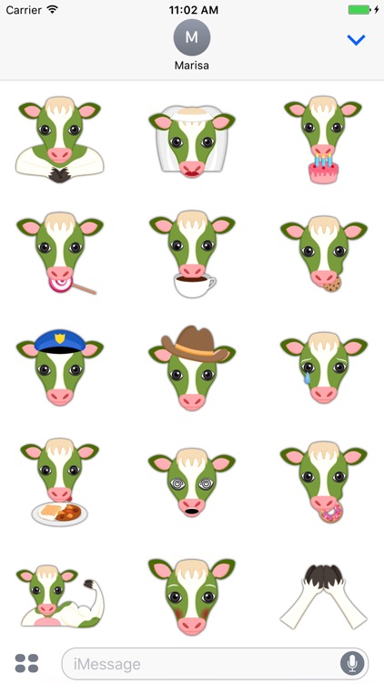 Saint Patrick's Day Cow Emoji Stickers screenshot-3