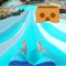 A Water Slide ride for VR mobile virtual reality headsets like Google Cardboard