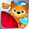 123 Kids Fun PEEKABOO - free educational peekaboo game for preschool kids and toddlers - Younger kids will be overjoyed discovering hidden animals, insects and vehicles