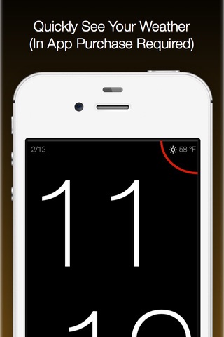 Big Clock - Alarm and Weather screenshot 2