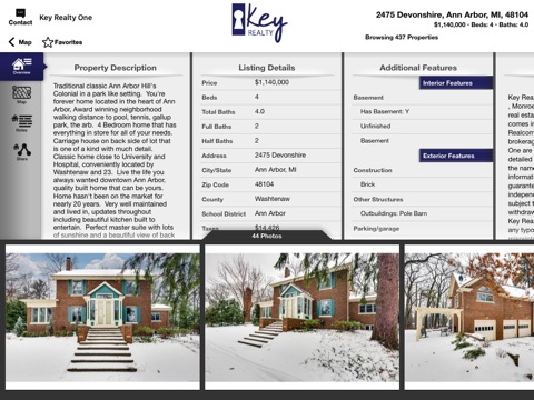 Key Realty Michigan for iPad screenshot 4