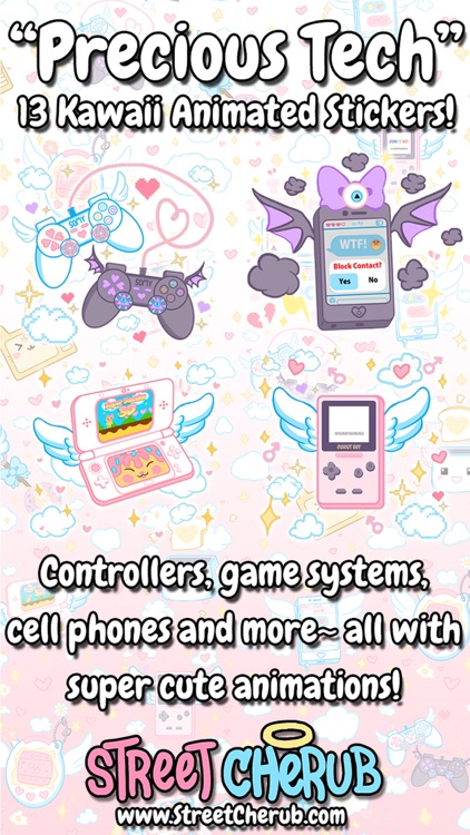 Precious Tech- Kawaii Animated Stickers