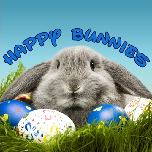 Cutest Easter Bunny Animated Stickers