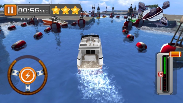 3D 船停車和駕駛遊戲免費 - Yacht Boat Parking Game(圖2)-速報App