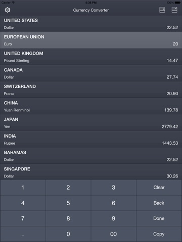 Currency Converter (One To Many) screenshot 2
