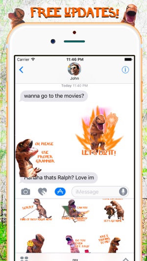 Ralph the Rex - Official Dino Emojis & Gifs(圖3)-速報App