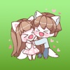 Hanna-Riku Lovely Couple Stickers