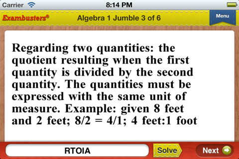 GED Math Prep Flashcards Exambusters screenshot 4