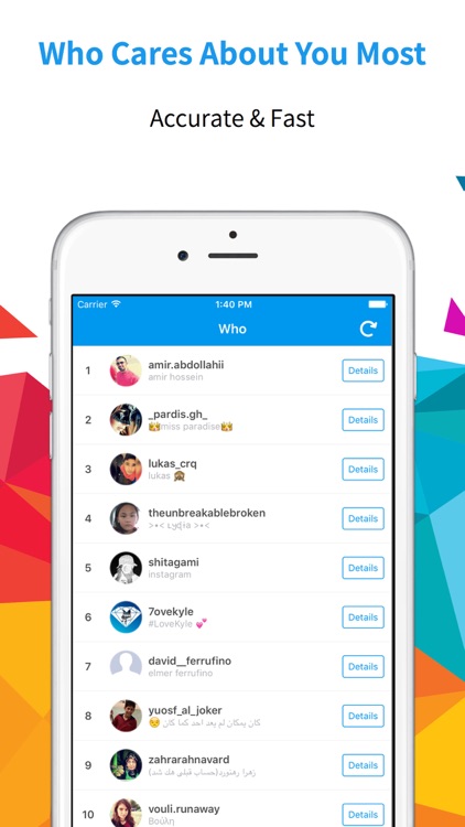 Who Cares About Me Most on Instagram - IG Analysis