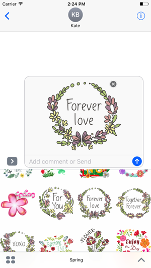 Spring Emoji Stickers for iMessage(圖2)-速報App