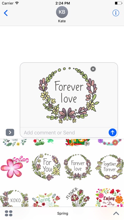 Spring Emoji Stickers for iMessage