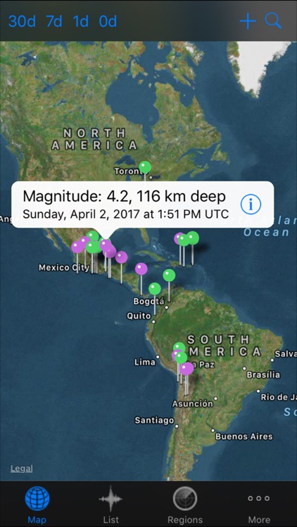 QuakeZones - Current and Historical Earthquakes
