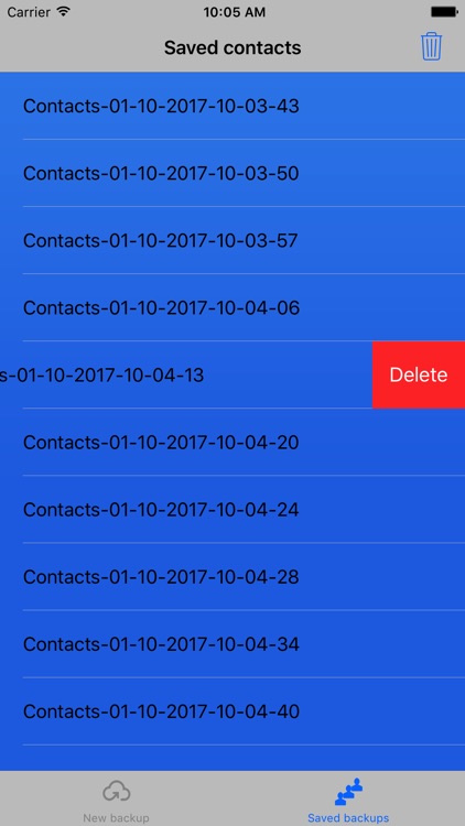 Contacts backup - easily backup & restore contacts