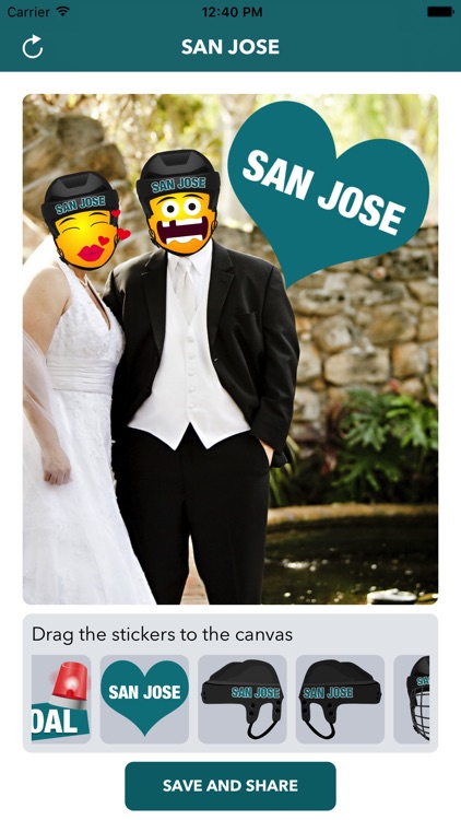 San Jose Hockey Stickers & Emojis