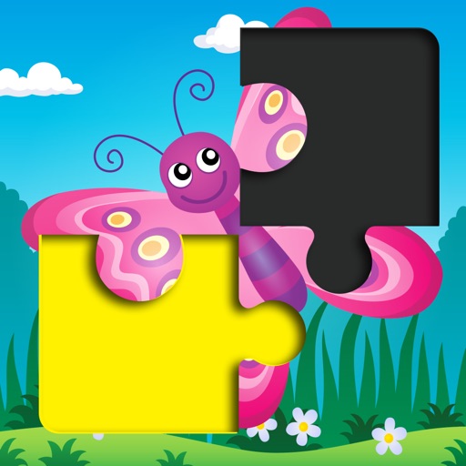 Fairies and Cute Butterfly Jigsaw Puzzle Icon