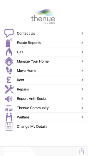 Thenue Housing Tenant App