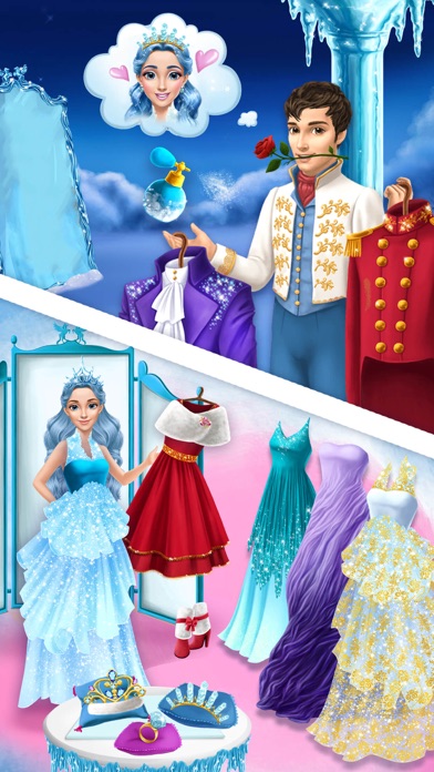 Princess Gloria Ice Salon - Frozen Beauty Makeover screenshot 3