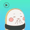 Anime Sushi Animated Stickers