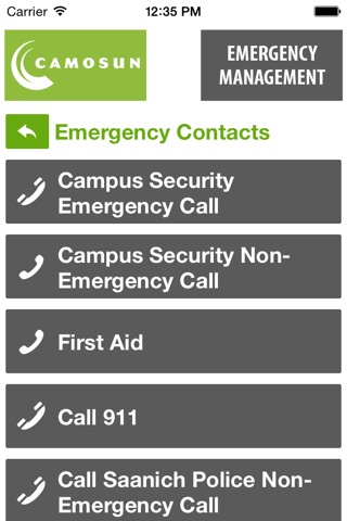 Mobile Safety -Camosun College screenshot 2