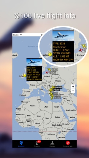 World Flights : Live Air Radar & Tracker