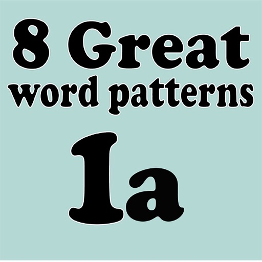 8 Great Word Patterns Level 1a Icon