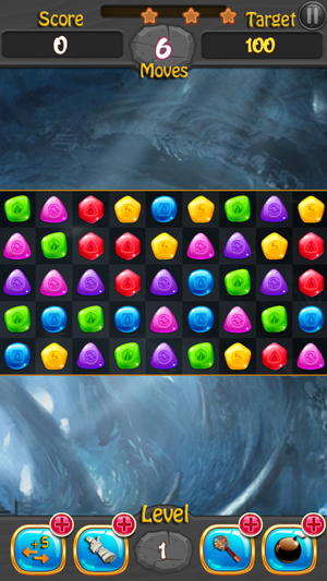 Jewels and Gems Match 3 Game(圖2)-速報App